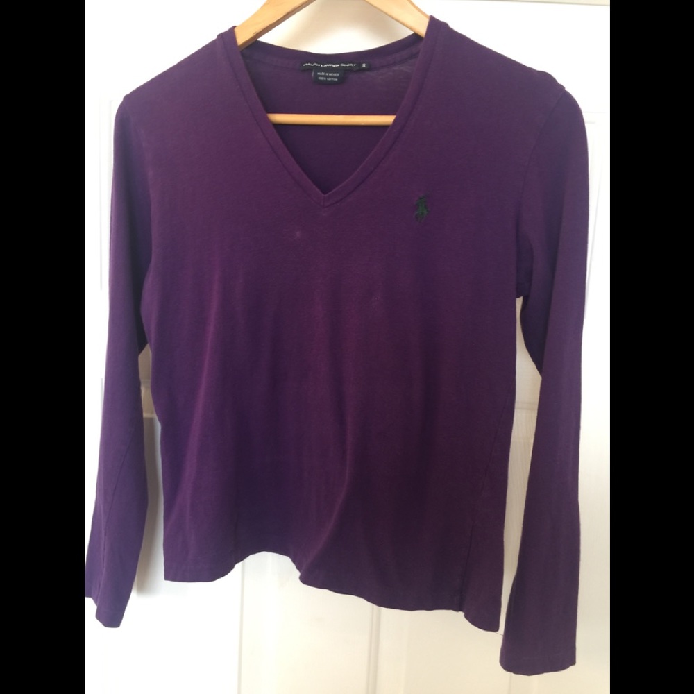 Ralph Lauren Purple Long sleeve size S 100% Cotton